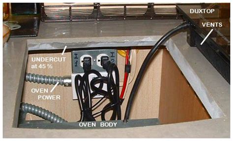 install electric cooktop and range off same cable junction box|cooktop wall oven circuit.